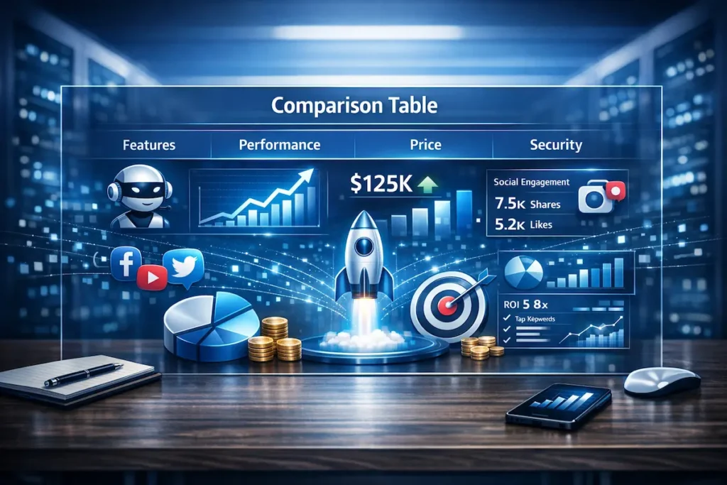Tabla de rendimiento de hosting web 2026 Hostinger SiteGround Cloudways.