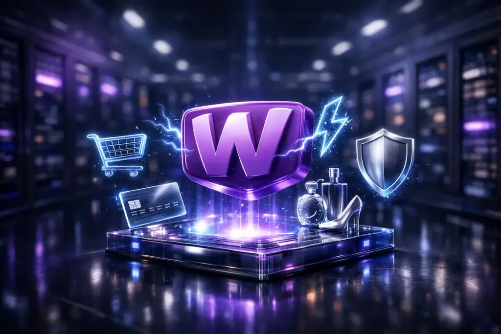 Comparativa del mejor hosting para WooCommerce en 2026 con Cloudways, SiteGround y Hostinger mostrando velocidad, seguridad y rendimiento e-commerce